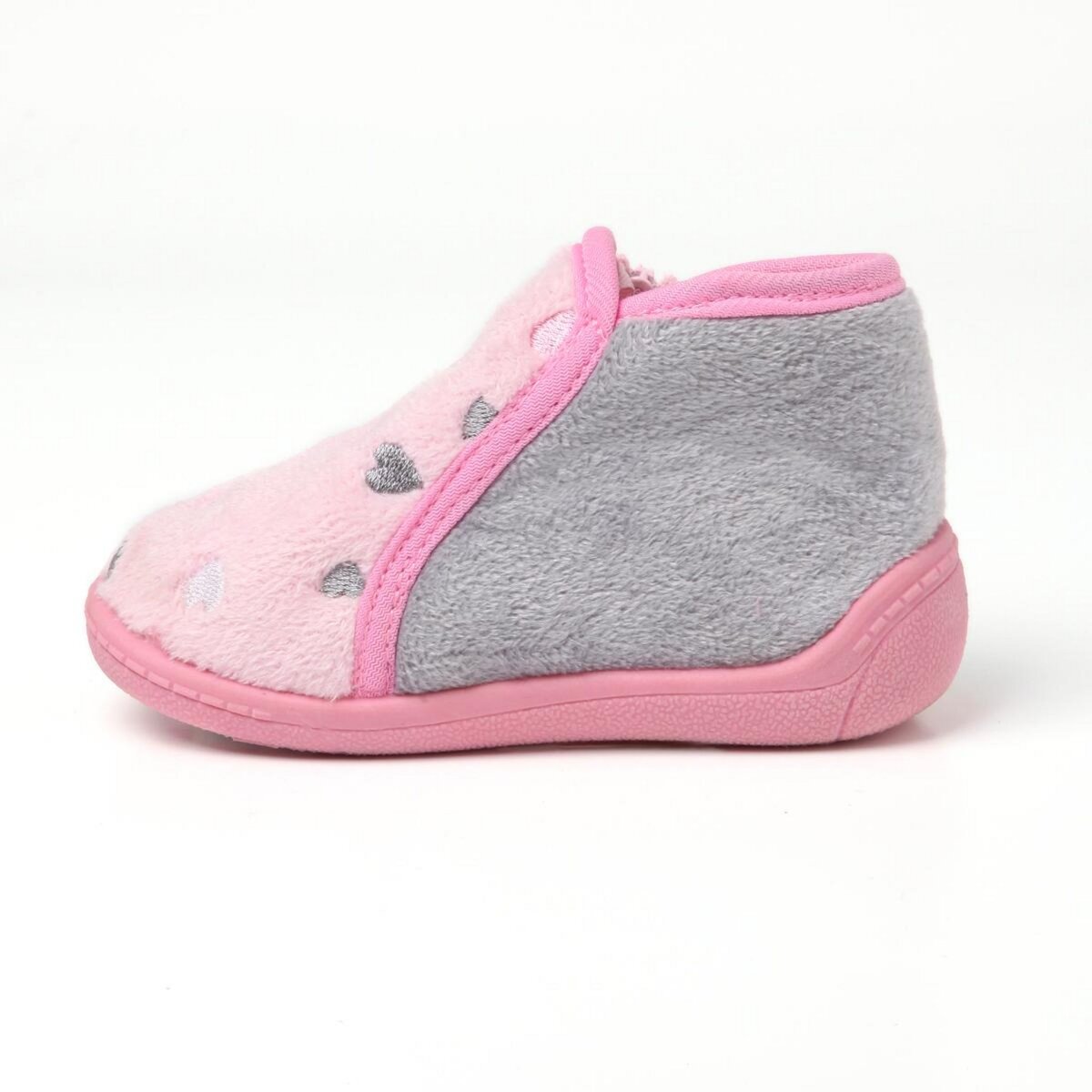 IN EXTENSO Chaussons zippés coeur bébé fille