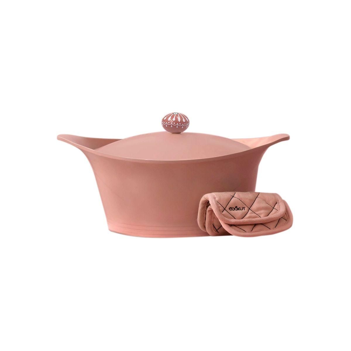 COOKUT Cocotte Coffret l'incroyable 24cm - Guimauve