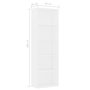 Voir la diapositive 6 : VIDAXL Bibliotheque a 5 niveaux Blanc 60x30x189 cm Bois d'ingenierie