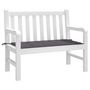 Voir la diapositive 3 : VIDAXL Coussin de banc de jardin anthracite 120x50x3 cm tissu oxford