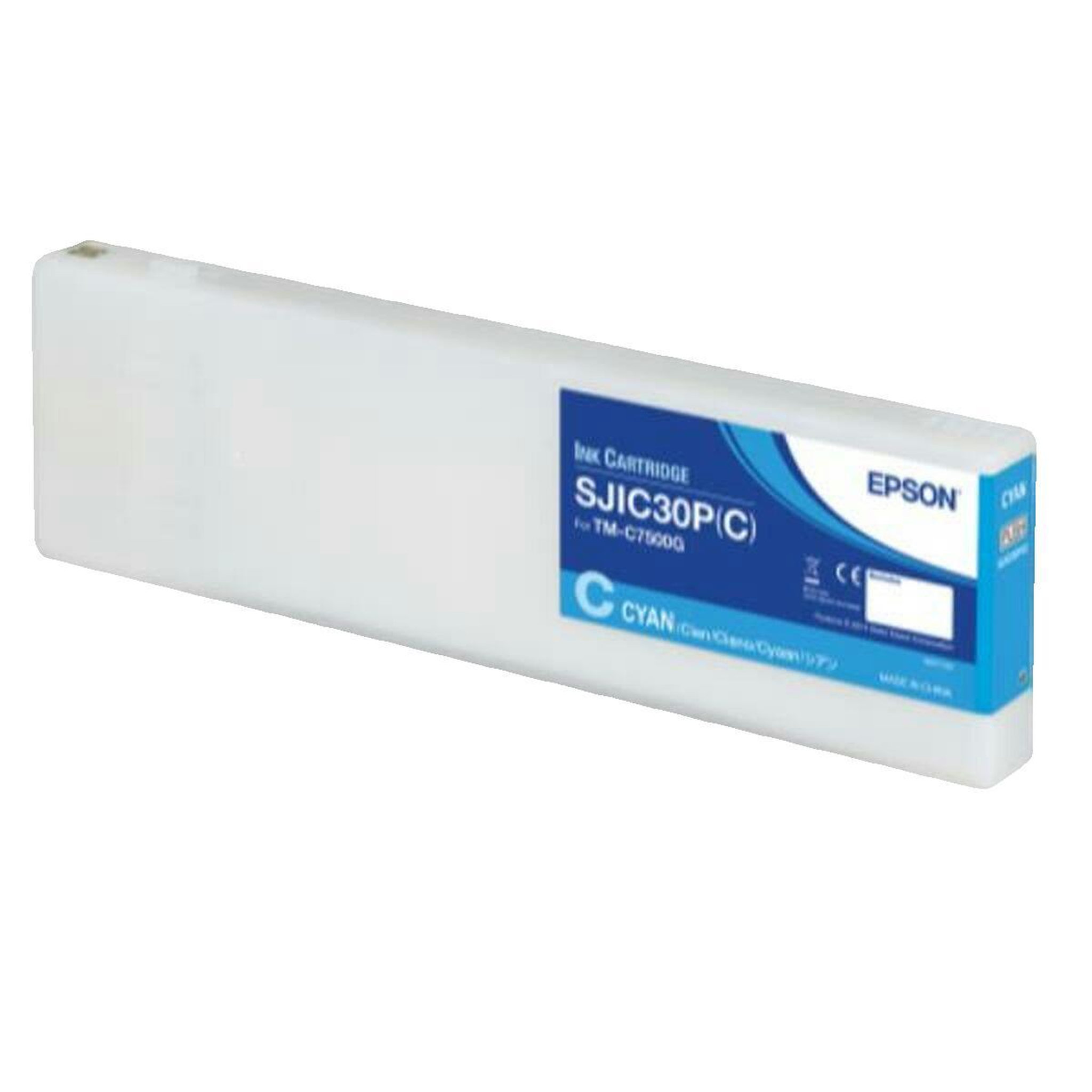 Epson Cartouche d'encre Epson SJIC30P(C) - Cyan pour ColorWorks TM-C7500G