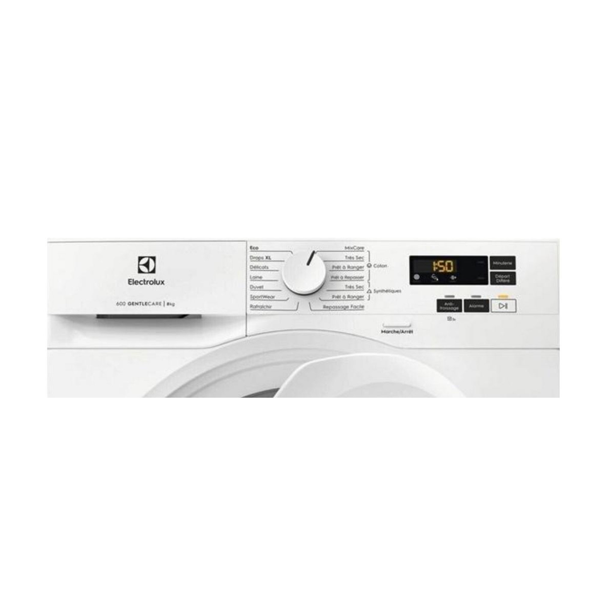 Voir la diapositive 3 : ELECTROLUX Sèche-linge pompe à chaleur 60cm 8kg blanc - ew6hi5829sb