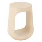 Paris Prix Table d'Appoint Design en Bois  Cave  46cm Beige