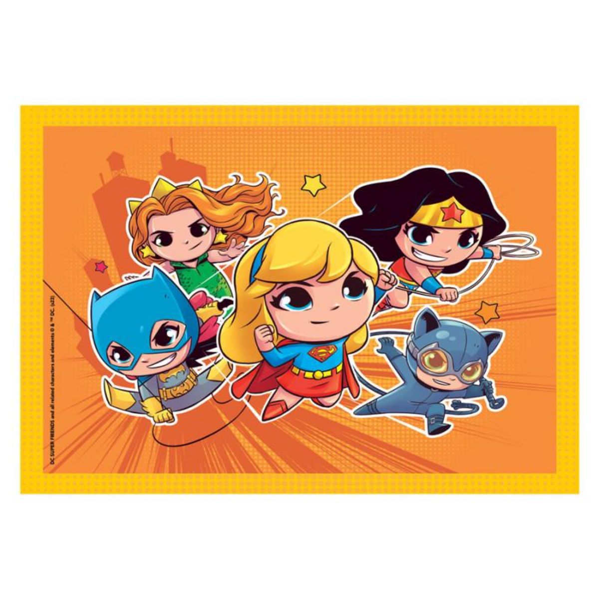 CLEMENTONI Clementoni Jigsaw Puzzle 4in1 DC Super Friends 21520