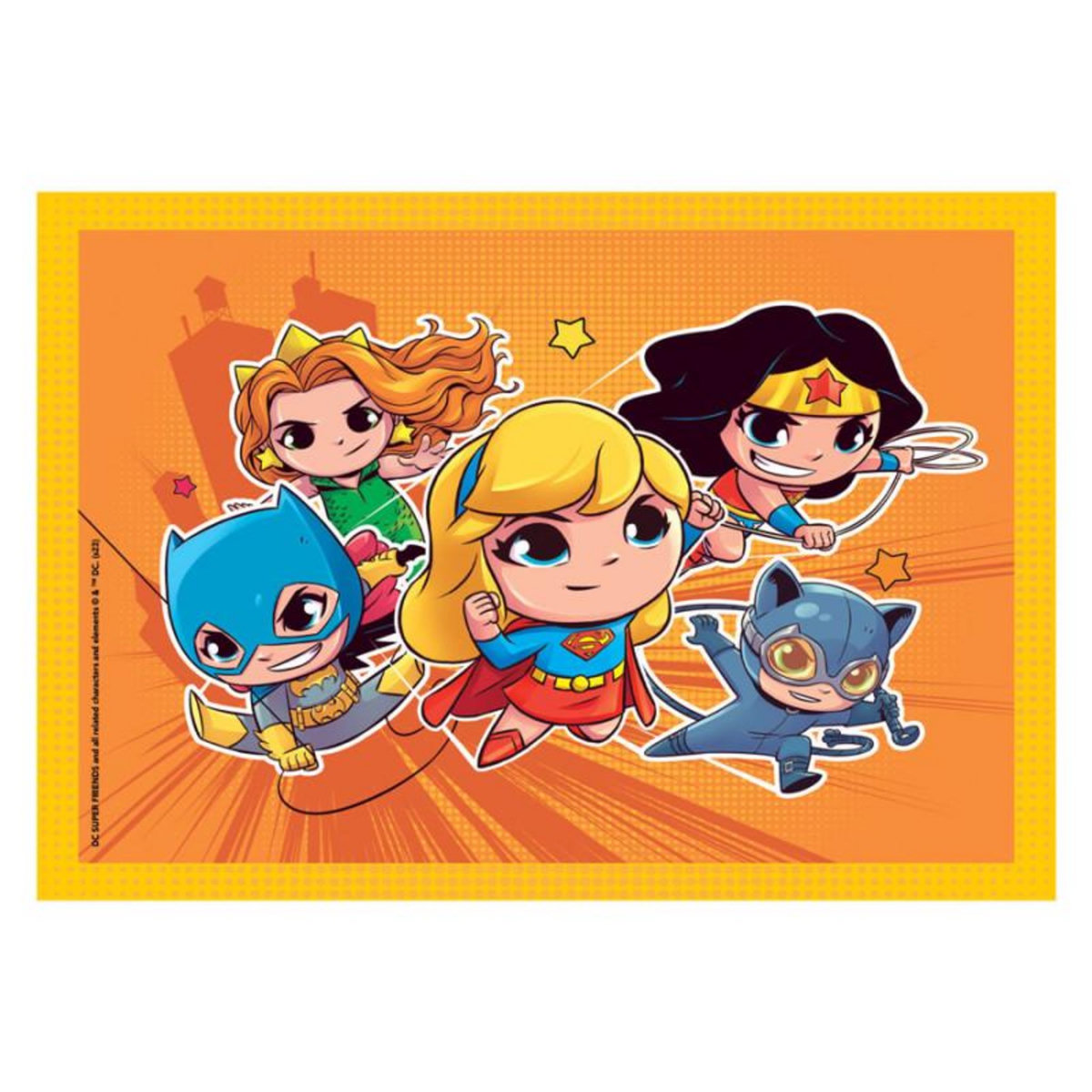 CLEMENTONI Clementoni Jigsaw Puzzle 4in1 DC Super Friends 21520