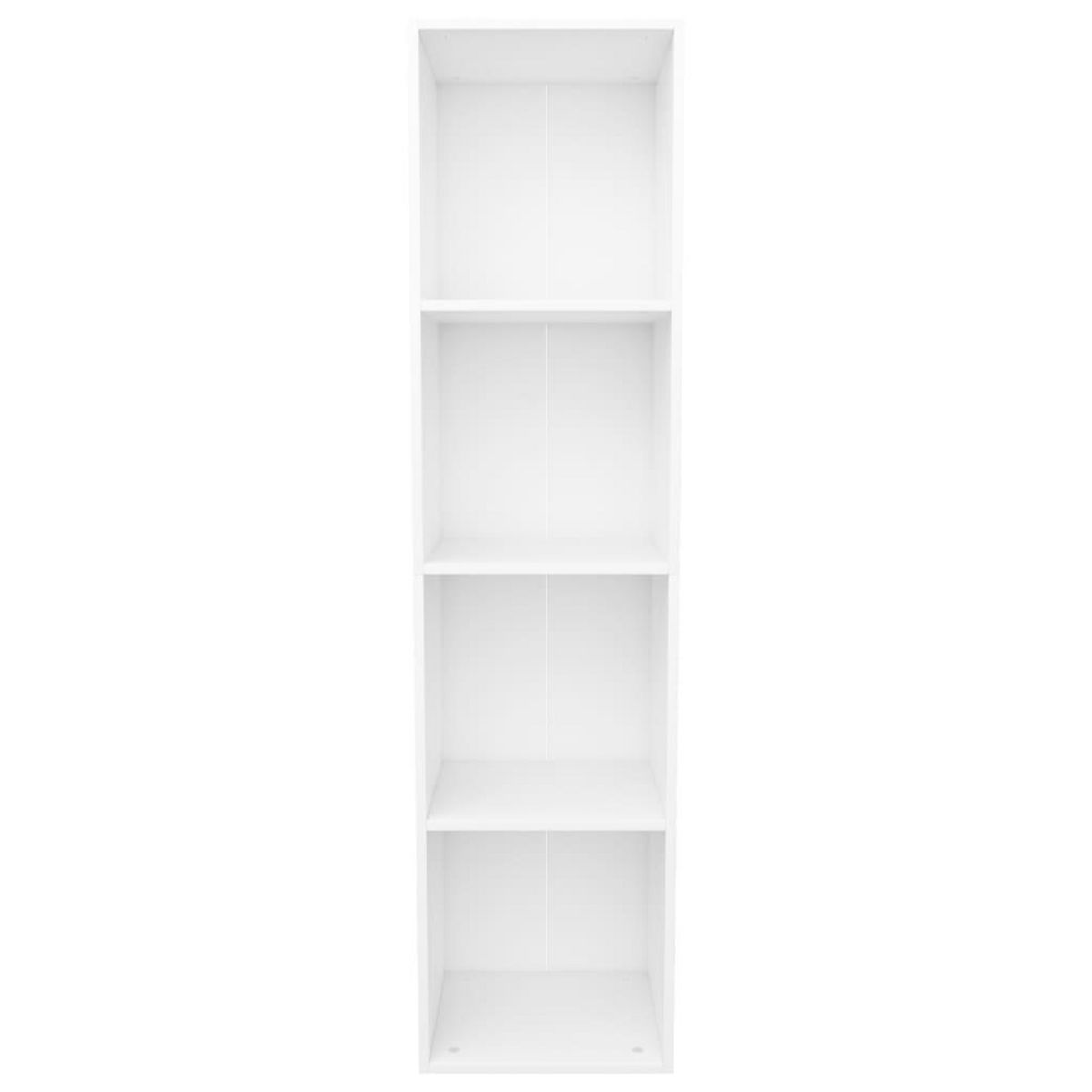 VIDAXL Bibliotheque/Meuble TV Blanc 36x30x143 cm Bois d'ingenierie