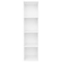 Voir la diapositive 4 : VIDAXL Bibliotheque/Meuble TV Blanc 36x30x143 cm Bois d'ingenierie