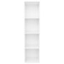 Voir la diapositive 4 : VIDAXL Bibliotheque/Meuble TV Blanc 36x30x143 cm Bois d'ingenierie