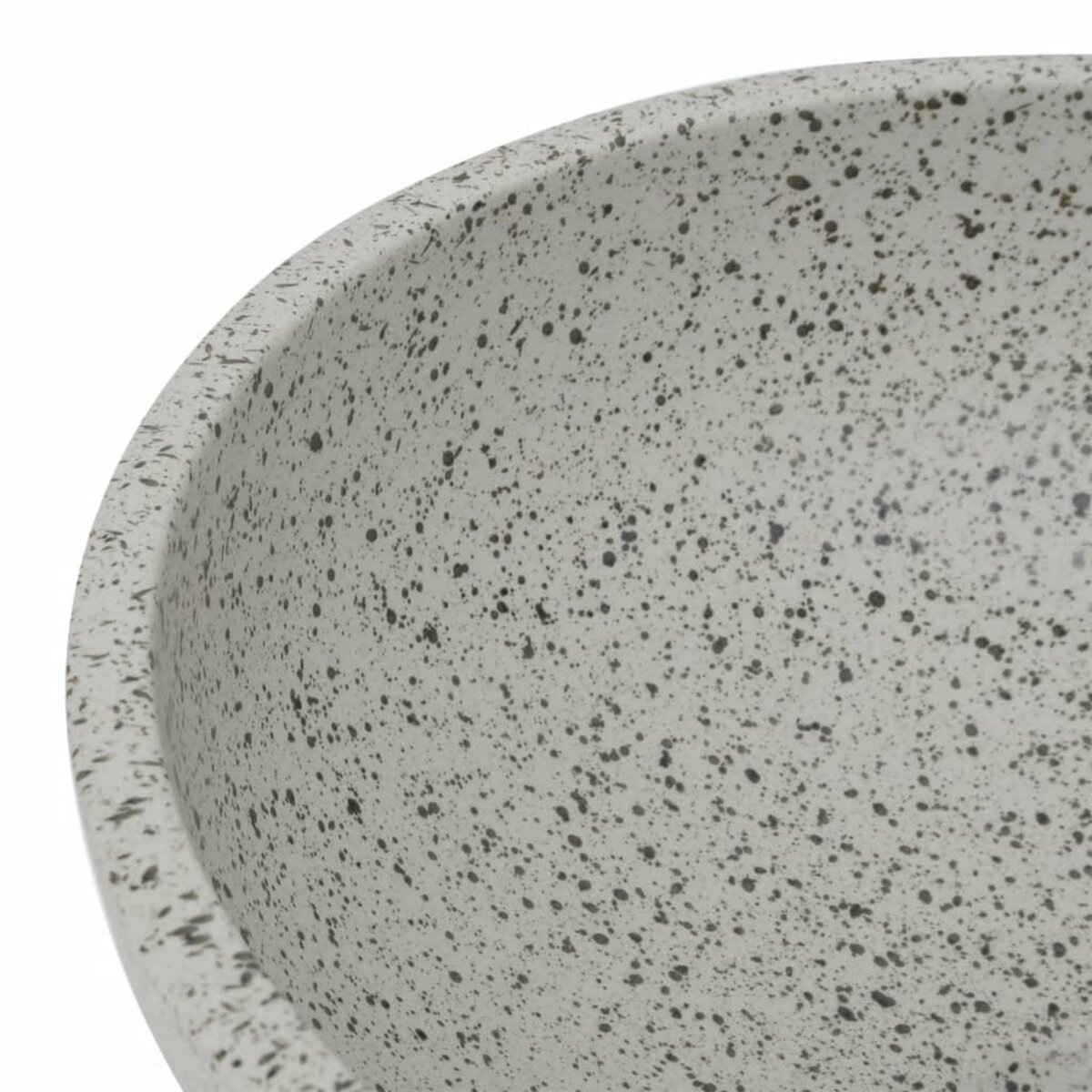 VIDAXL Vasque a poser gris rond Φ41x14 cm ceramique