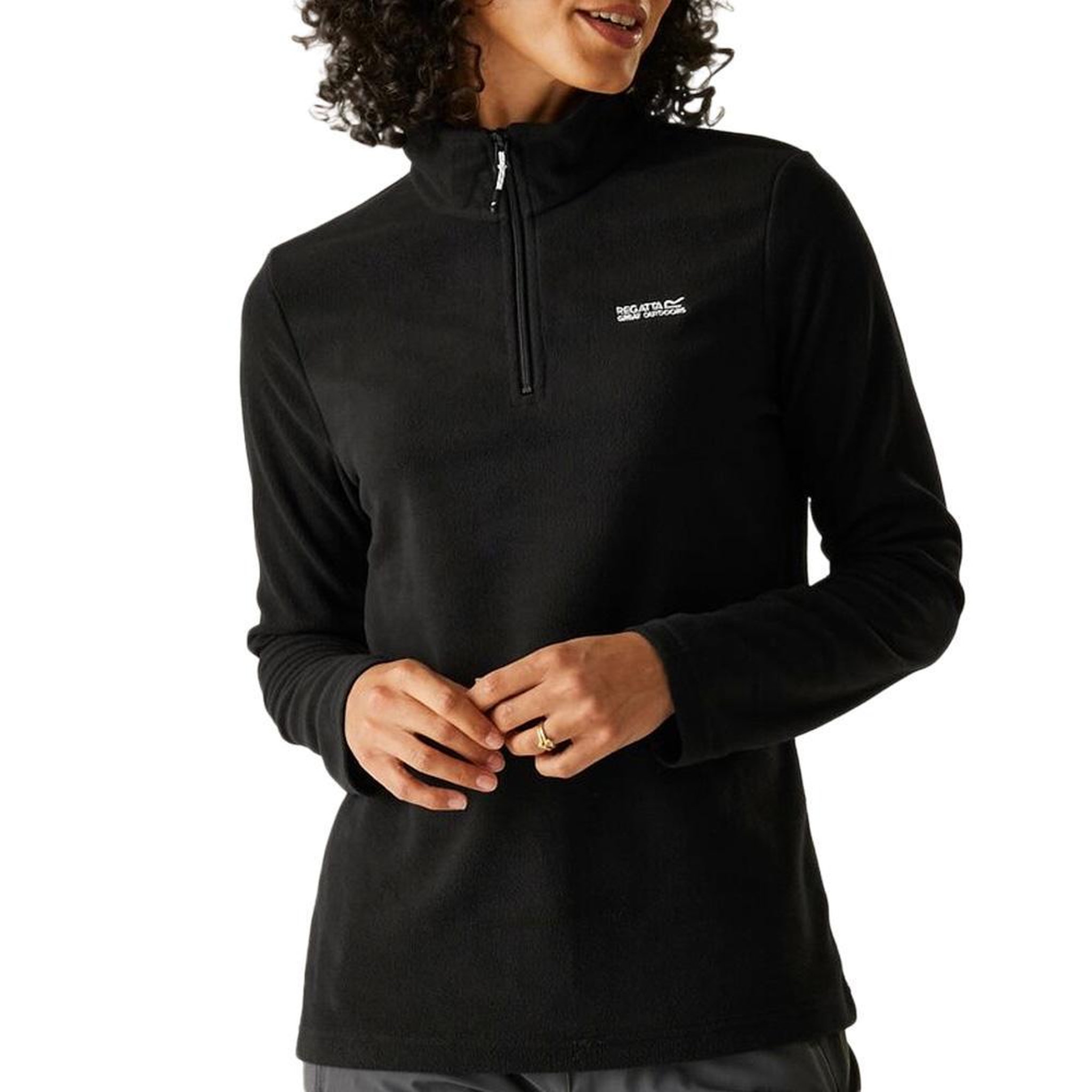 Regatta Polaire  1/2 Zip Femme Regatta Sweethart. Coloris disponibles : Noir