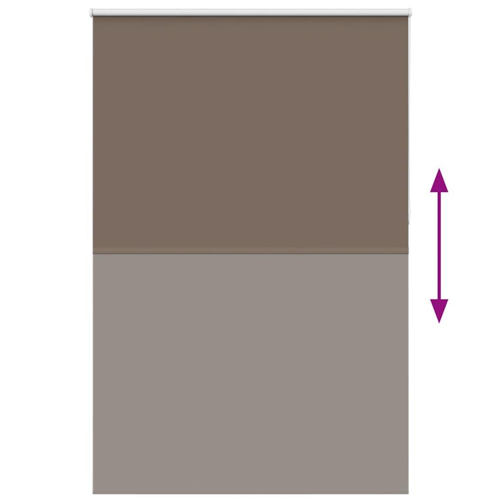 Voir la diapositive 5 : VIDAXL Store enrouleur occultant cafe 150x230cm largeur du tissu