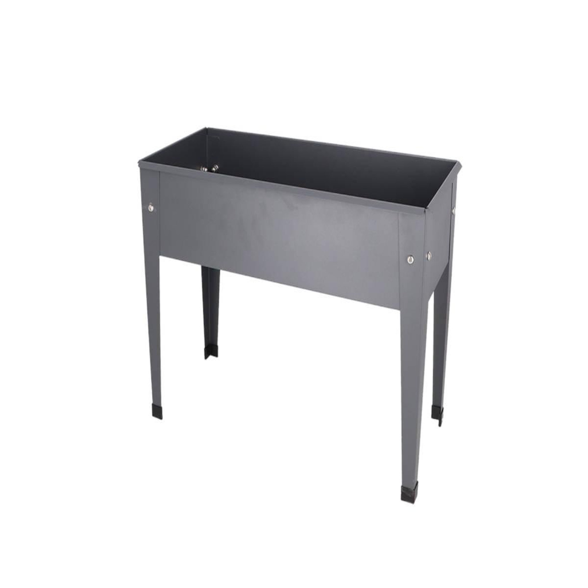 ESSCHERT DESIGN Carré potager en métal anthracite s - esschert design