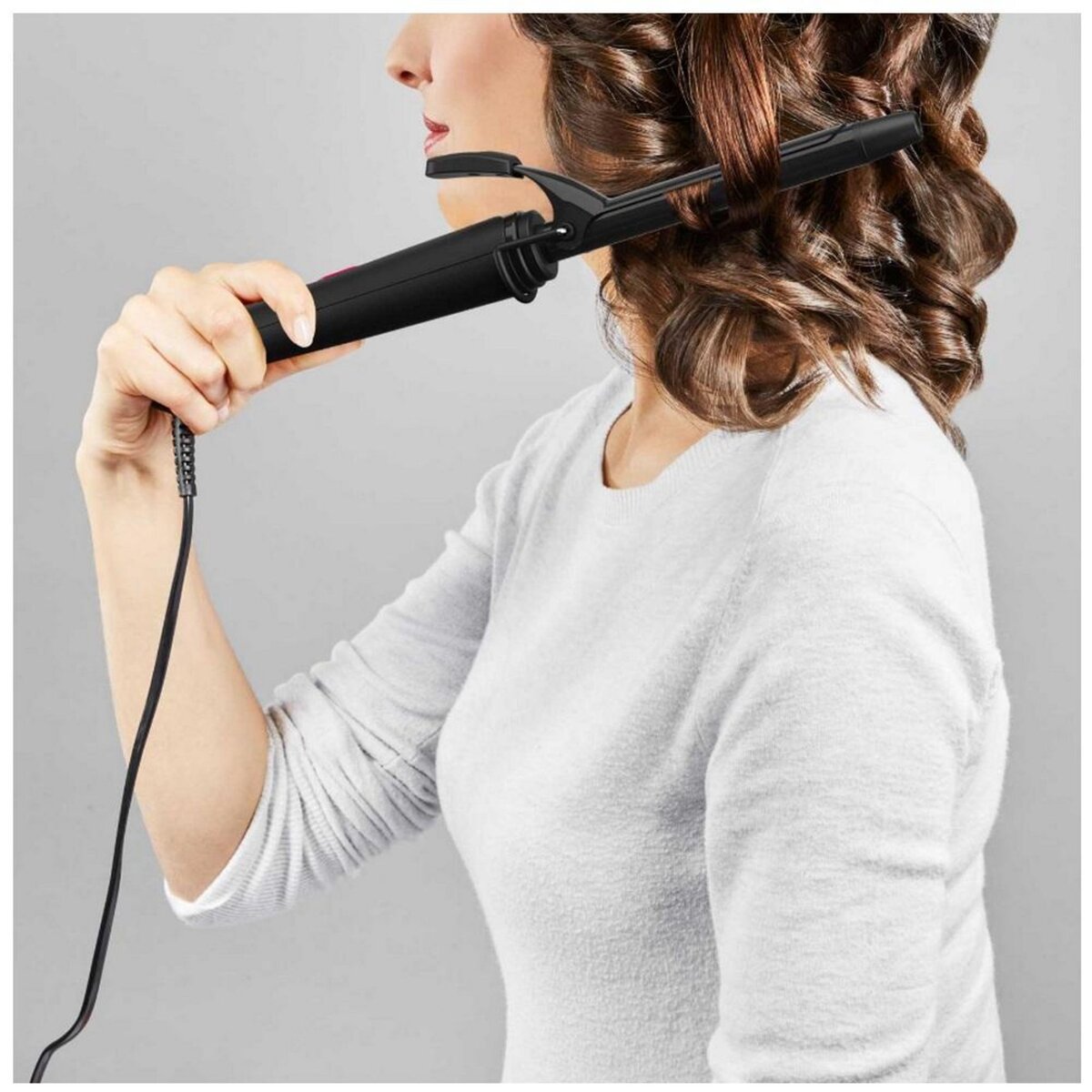 CALOR Fer à boucler céramique noir - CF2119C0