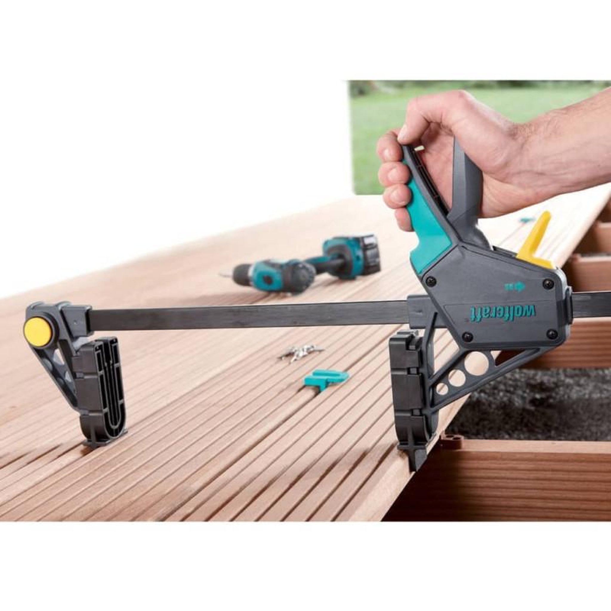 Voir la diapositive 5 : WOLFCRAFT wolfcraft Ensemble de pose de plancher 6988000