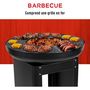 Voir la diapositive 6 : Alpina Brasero Barbecue Exterieur 61x90cm - Plancha Grill Teppanyaki - Charbon de Bois Jardin et Terrasse - Cuisine Extérieure ALPINA