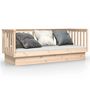Voir la diapositive 2 : VIDAXL Lit de jour sans matelas 90x190 cm bois de pin massif