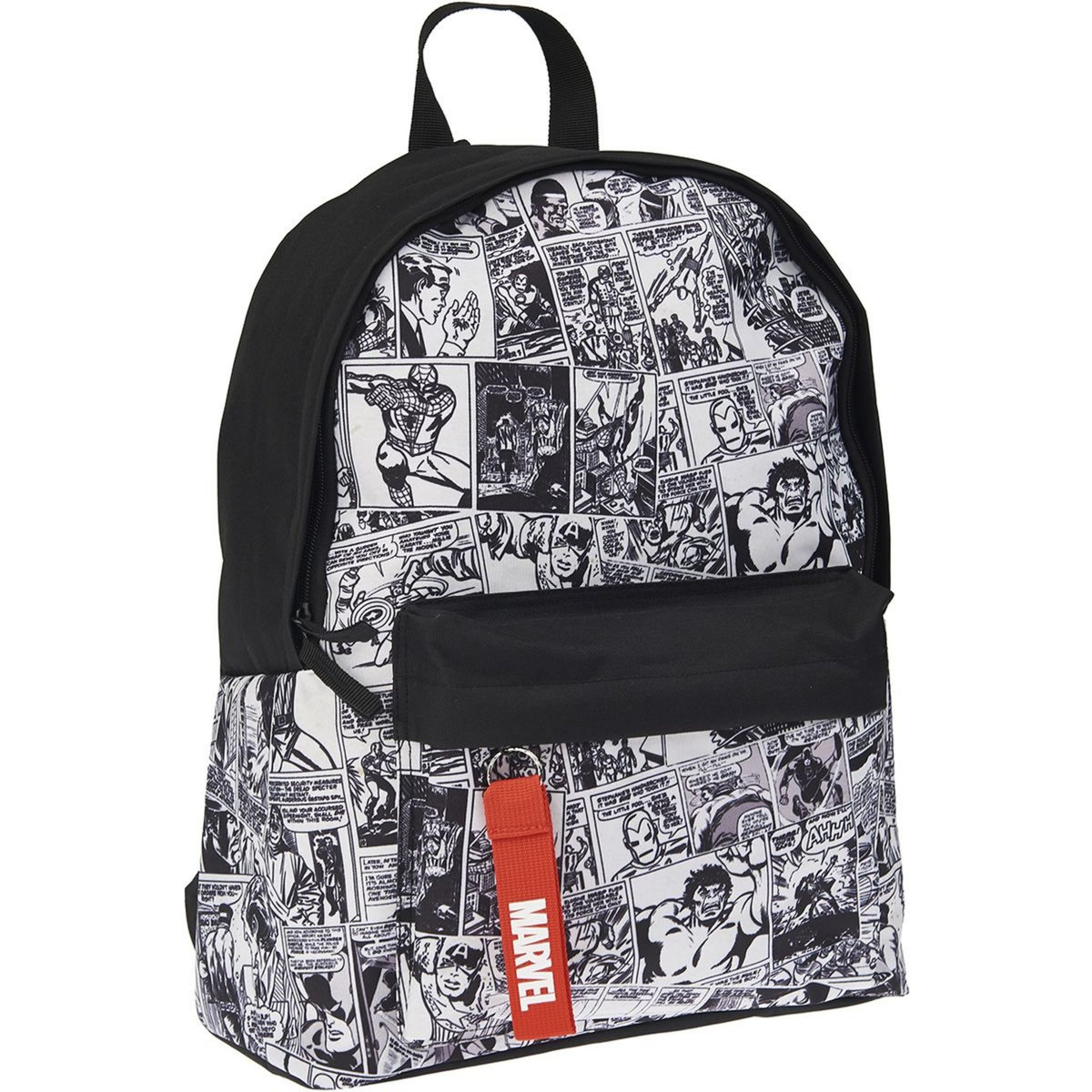 MARVEL Sac à dos 1 compartiment noir et blanc