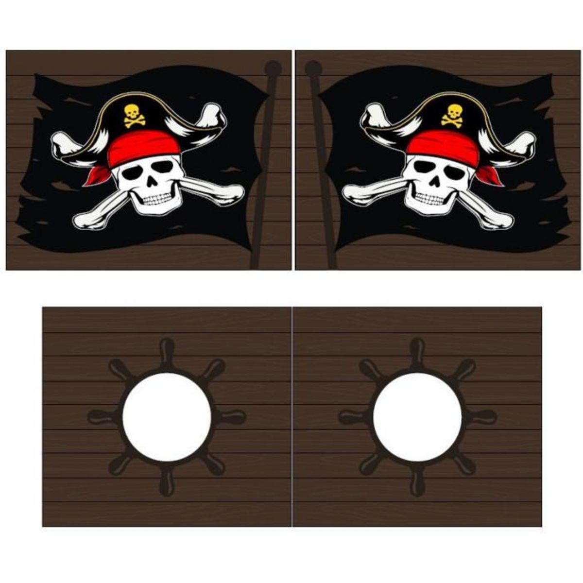 Paris Prix Lit Enfant Tente  Scott Caribian Pirates  90x200cm Blanc