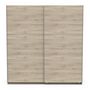 Voir la diapositive 4 : Armoire 2 portes coulissantes L200 cm THIBAULT