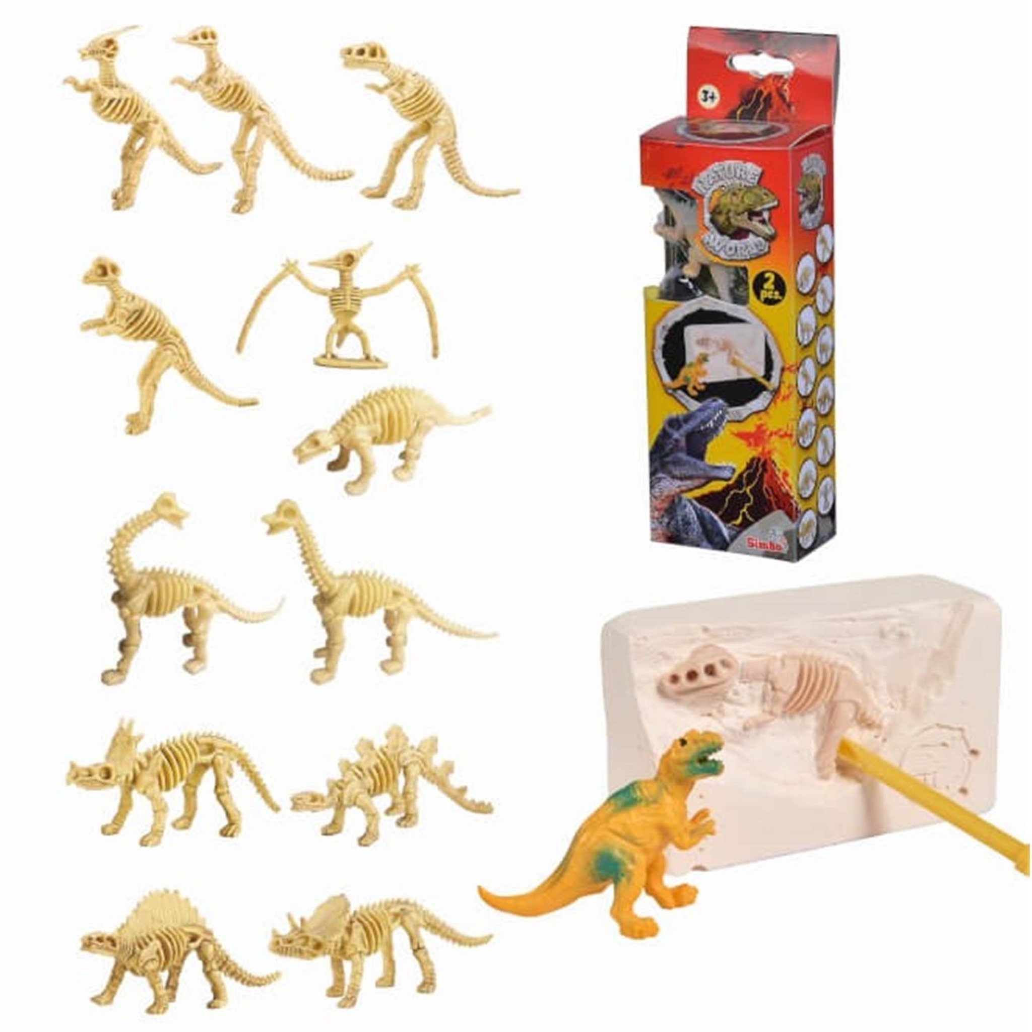 Voir la diapositive 3 : SIMBA . DICKIE . GROUP Kit d'excavation Dinosaure