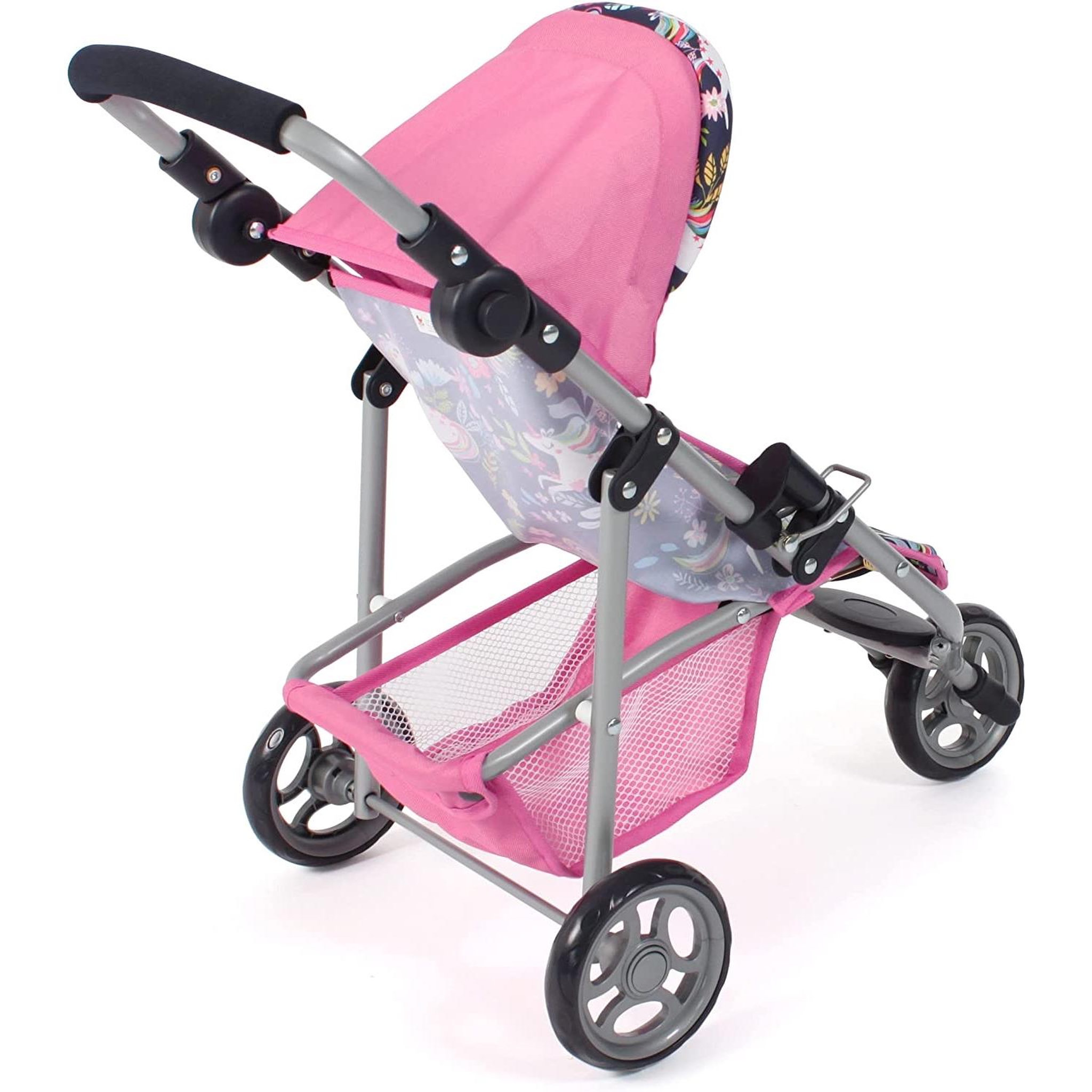 Voir la diapositive 3 : BAYER CHIC 2000 Petite poussette de jogging LOLA Licorne pour poupée
