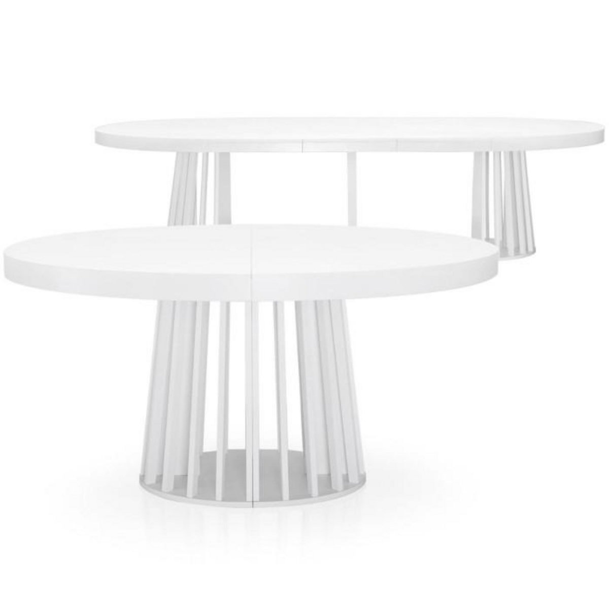 Paris Prix Table de Repas Extensible  Laize  150-300cm Blanc
