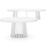 Voir la diapositive 3 : Paris Prix Table de Repas Extensible  Laize  150-300cm Blanc
