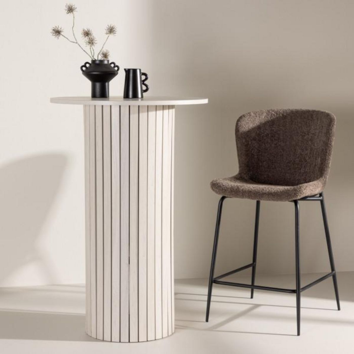 Paris Prix Table de Bar  Härön  70cm Blanc