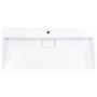 Voir la diapositive 4 : VIDAXL Lavabo 100x46x11 cm Fonte minerale/marbre Blanc