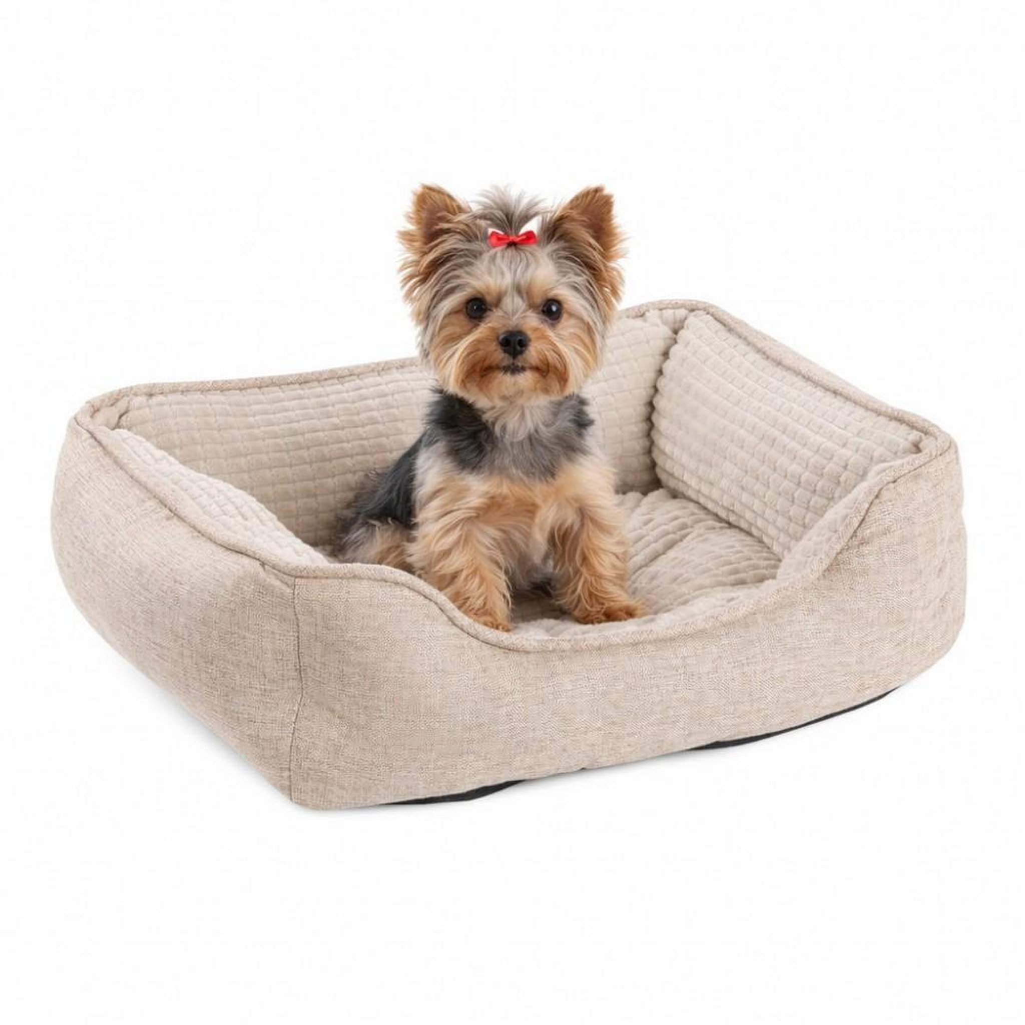Voir la diapositive 2 : MON AMI LUKI Panier rectangulaire toucher soft antiderapant pour chien