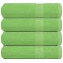Voir la diapositive 1 : VIDAXL Serviettes de bain 4pcs vert pomme 100x150cm 360g m² 100% coton