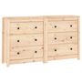 Voir la diapositive 2 : VIDAXL Buffet 140x35x80 cm Bois massif de pin