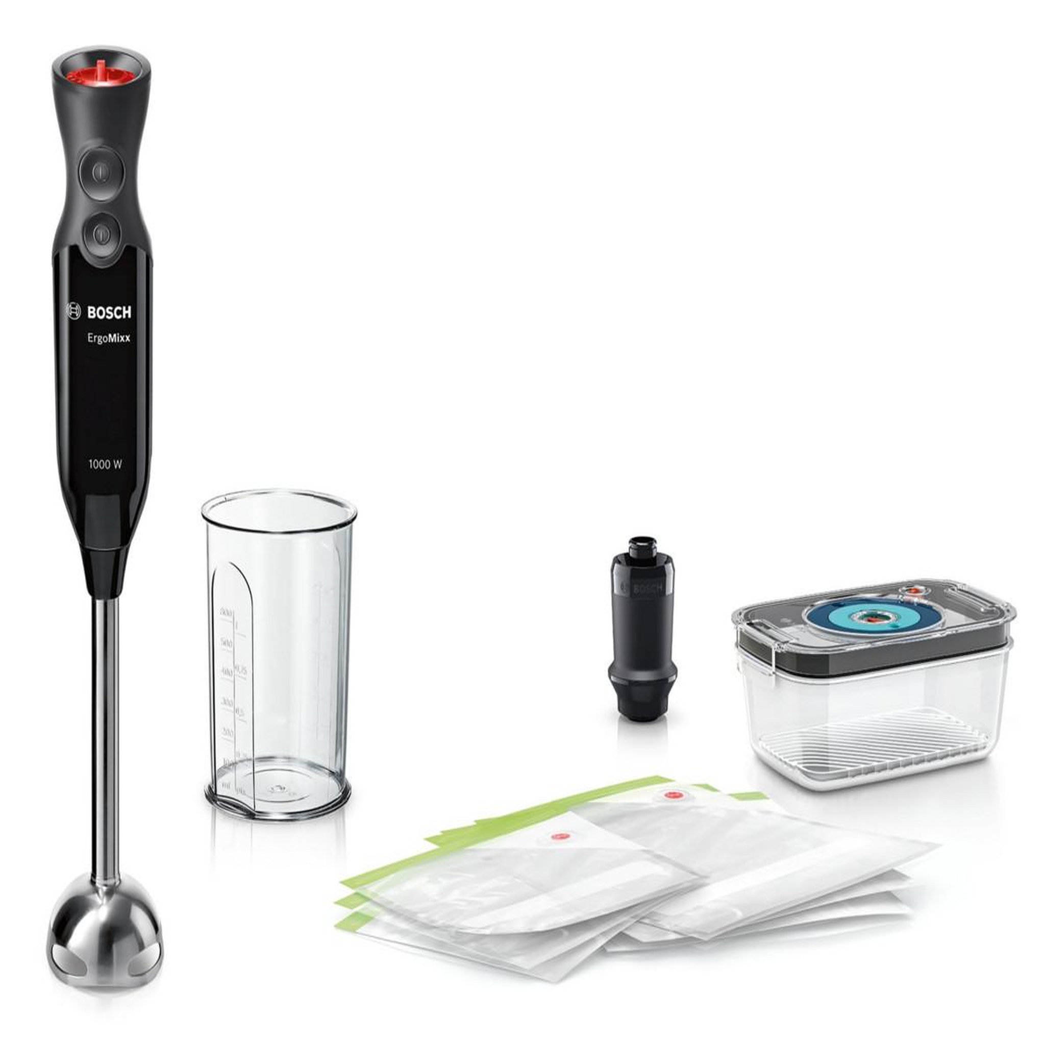 BOSCH Mixeur plongeant 1000w noir - ms6cb61v1