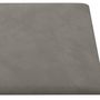 Voir la diapositive 5 : VIDAXL Panneaux muraux 12 pcs Gris clair 30x15 cm Velours 0,54 m²