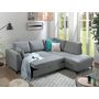 Voir la diapositive 3 : LISA DESIGN Tala - canapé d'angle droit - convertible - 5 places - en tissu