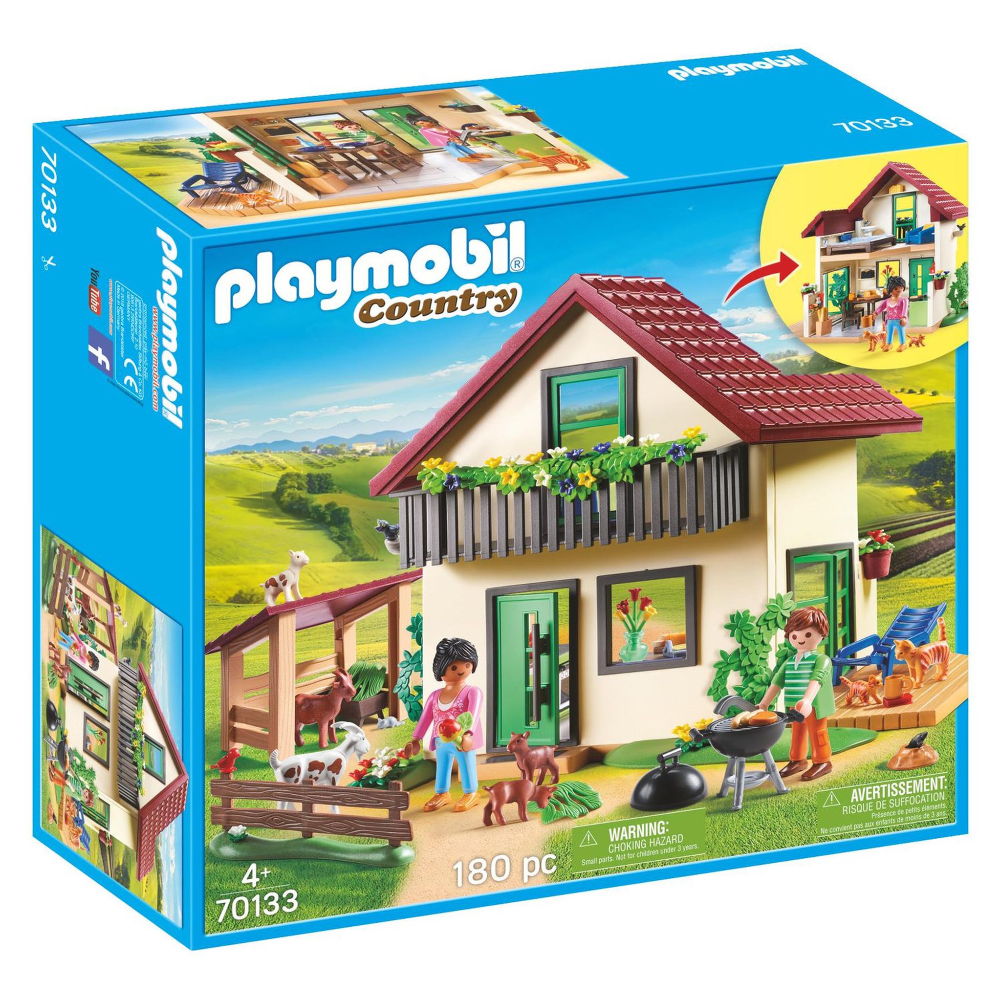 Voir la diapositive 1 : PLAYMOBIL 70133 - Country - Maisonnette des fermiers