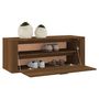 Voir la diapositive 4 : VIDAXL Armoire a chaussures murale Chene marron 100x35x38 cm