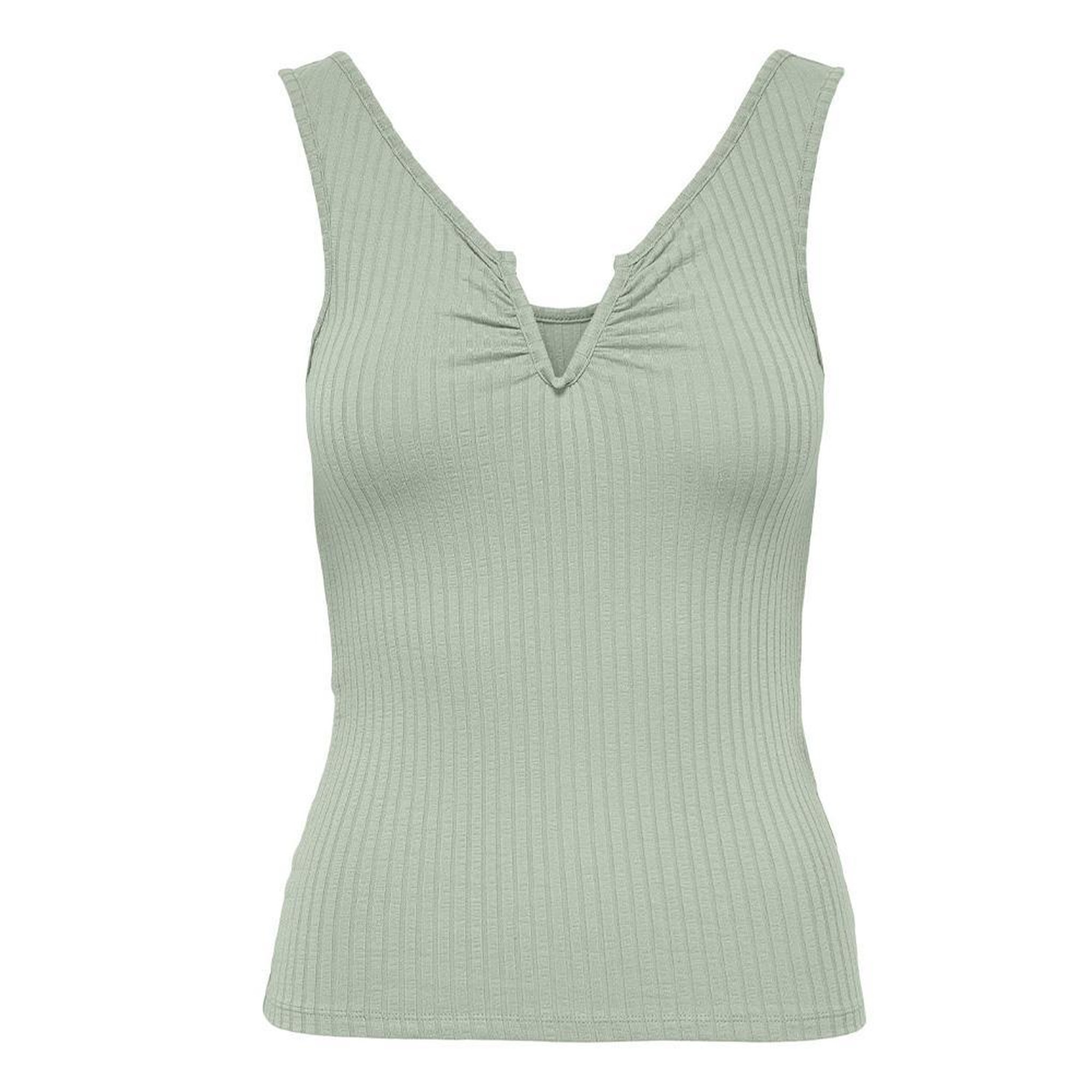 JACQUELINE DE YONG Débardeur Vert clair Femme JDY Fransiska. Coloris disponibles : Vert