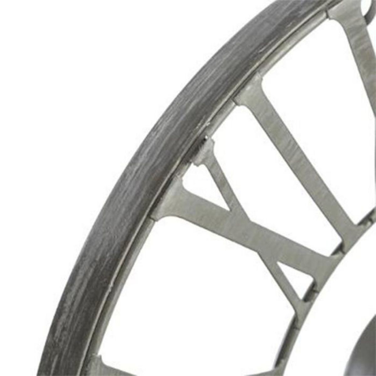 ATMOSPHERA Horloge Vintage en Métal  Time  36cm Gris