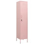 Voir la diapositive 2 : VIDAXL Armoire a casiers Rose 35x46x180 cm Acier