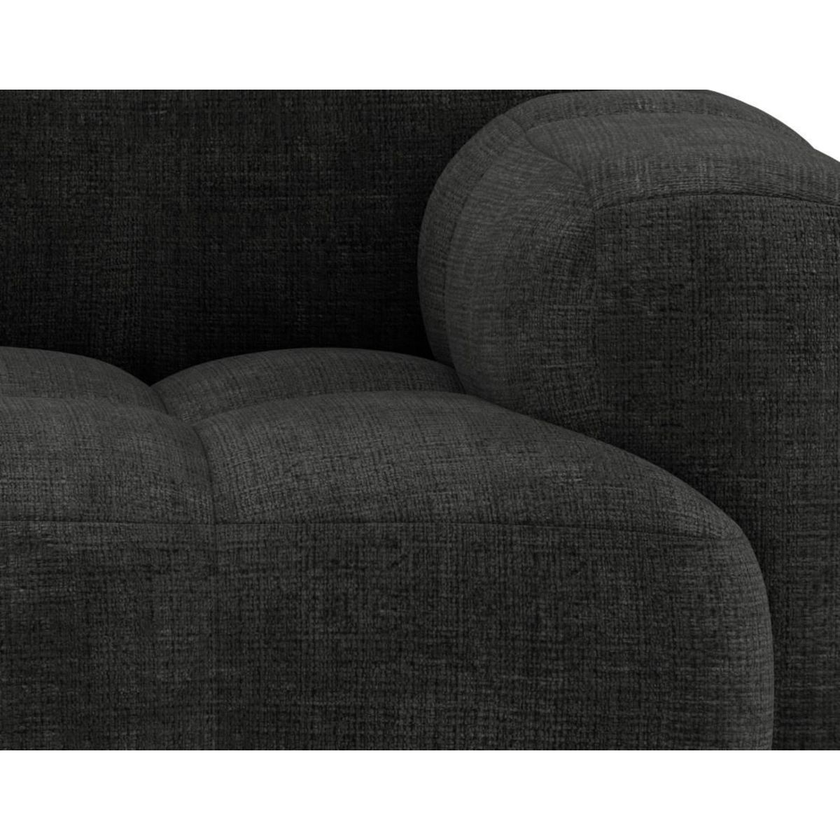 LISA DESIGN Grace - canapé modulable 2 places en velours texturé