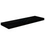 Voir la diapositive 3 : VIDAXL Etagere murale flottante 2 pcs Noir brillant 80x23,5x3,8 cm MDF