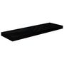 Voir la diapositive 3 : VIDAXL Etagere murale flottante 2 pcs Noir brillant 80x23,5x3,8 cm MDF