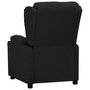 Voir la diapositive 4 : VIDAXL Fauteuil Noir Tissu