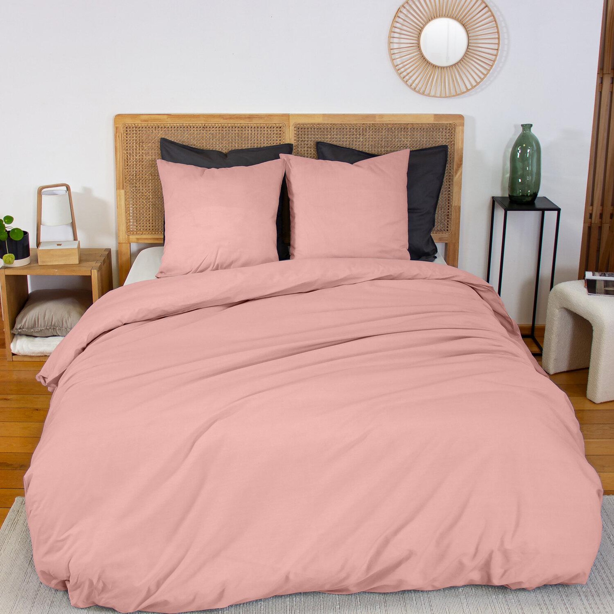Voir la diapositive 3 : Home collection Drap housse 100% percale de coton 65fils, mura