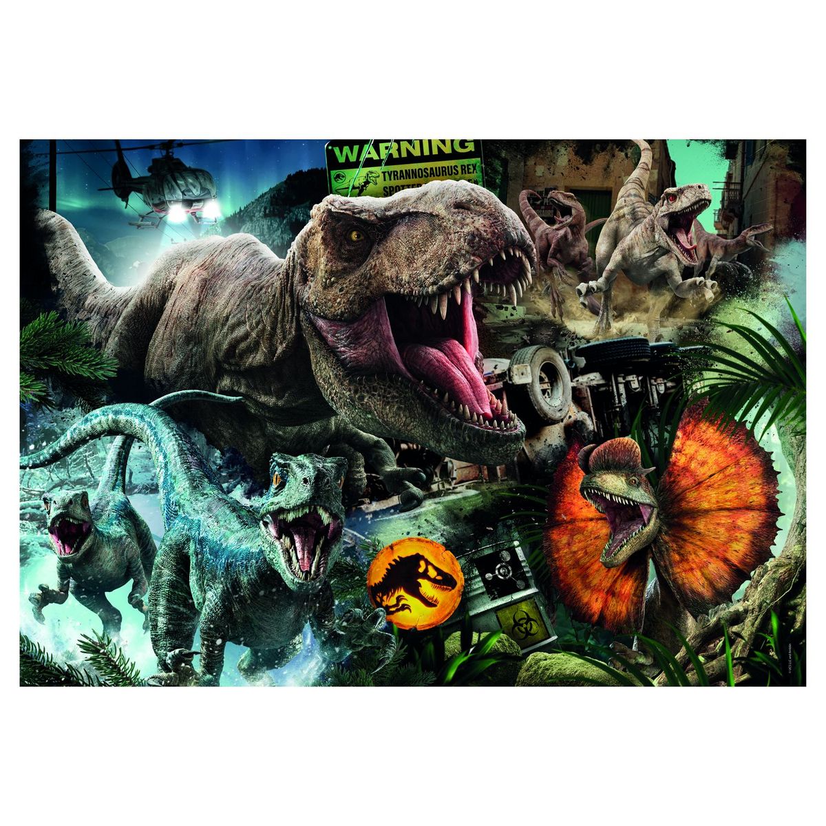 CLEMENTONI Puzzle 1000 pièces Jurrassic World