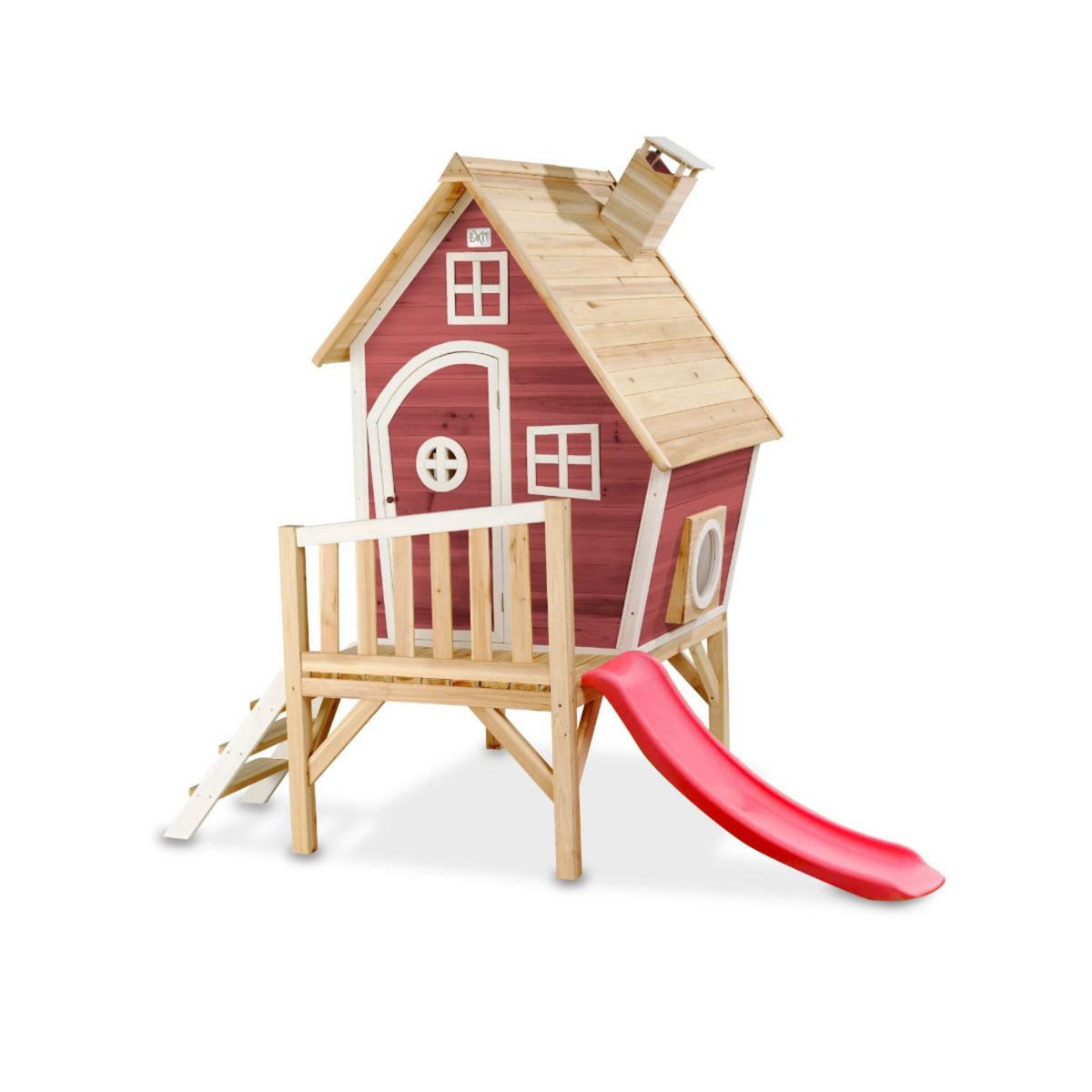 EXIT TOYS Maisonnette en bois pour enfants Fantasia 300 Rouge - Exit Toys