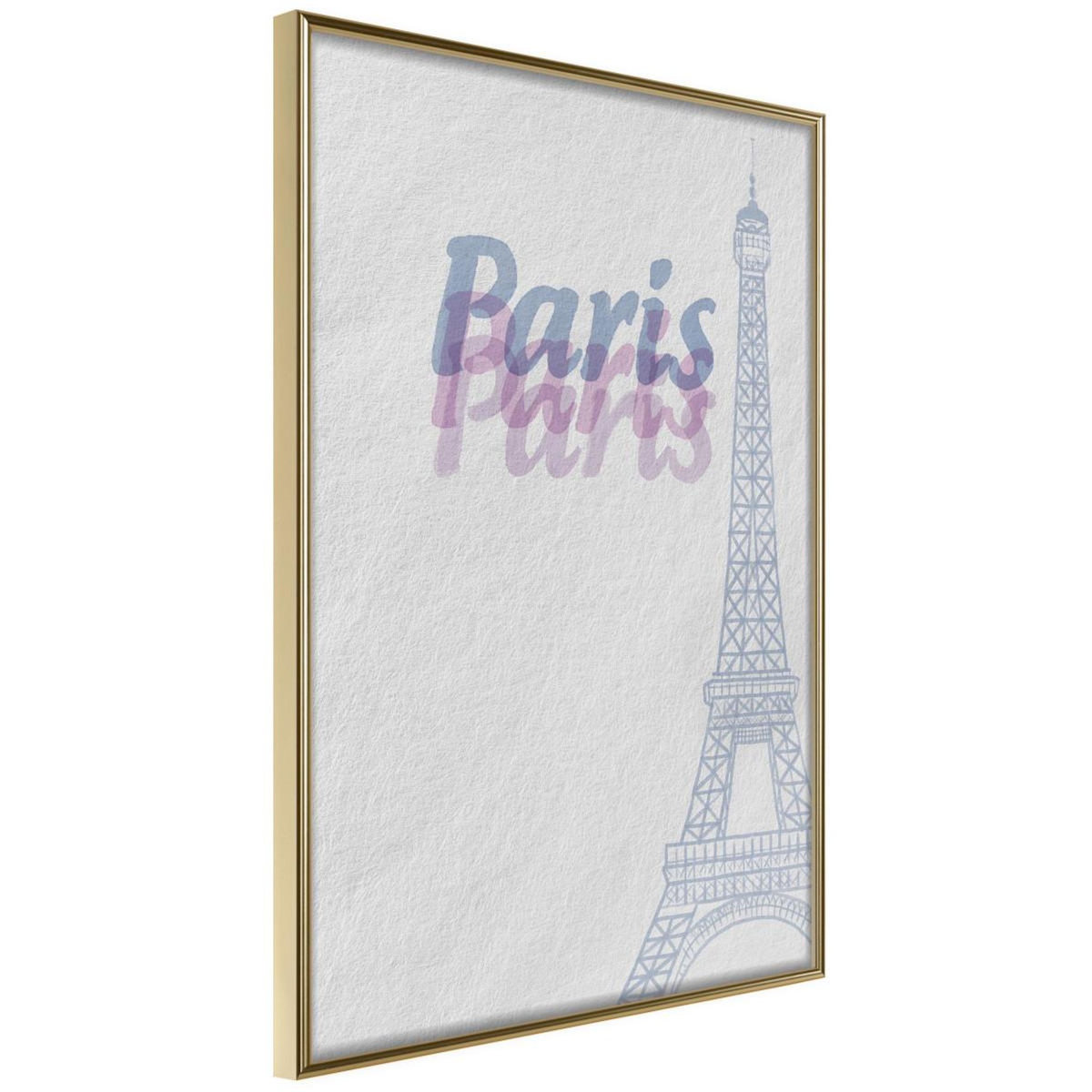 Paris Prix Affiche Murale Encadrée  Pastel Paris