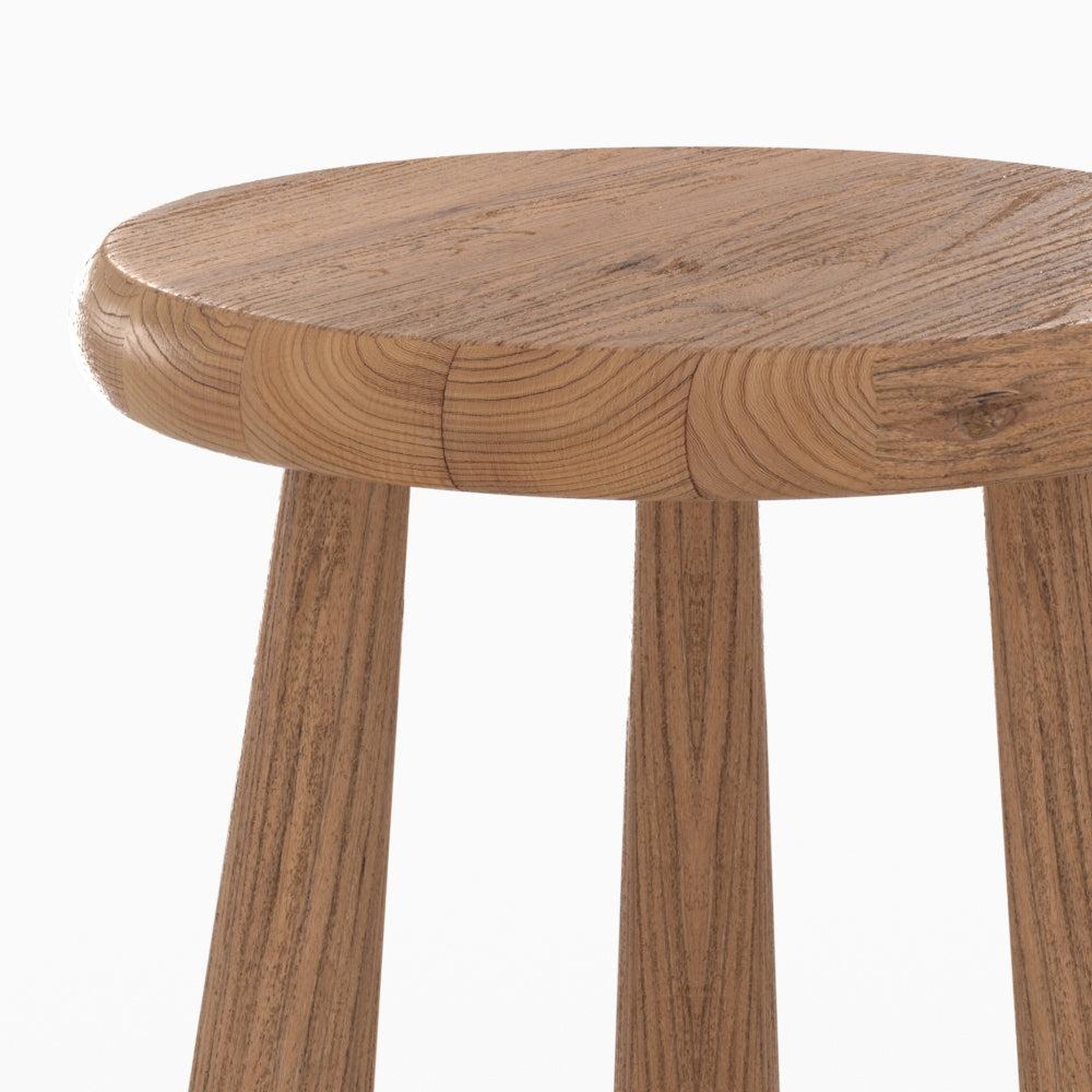 Voir la diapositive 5 : MAISON PAVANE Tabouret en bois d'orme H42 cm-Toby