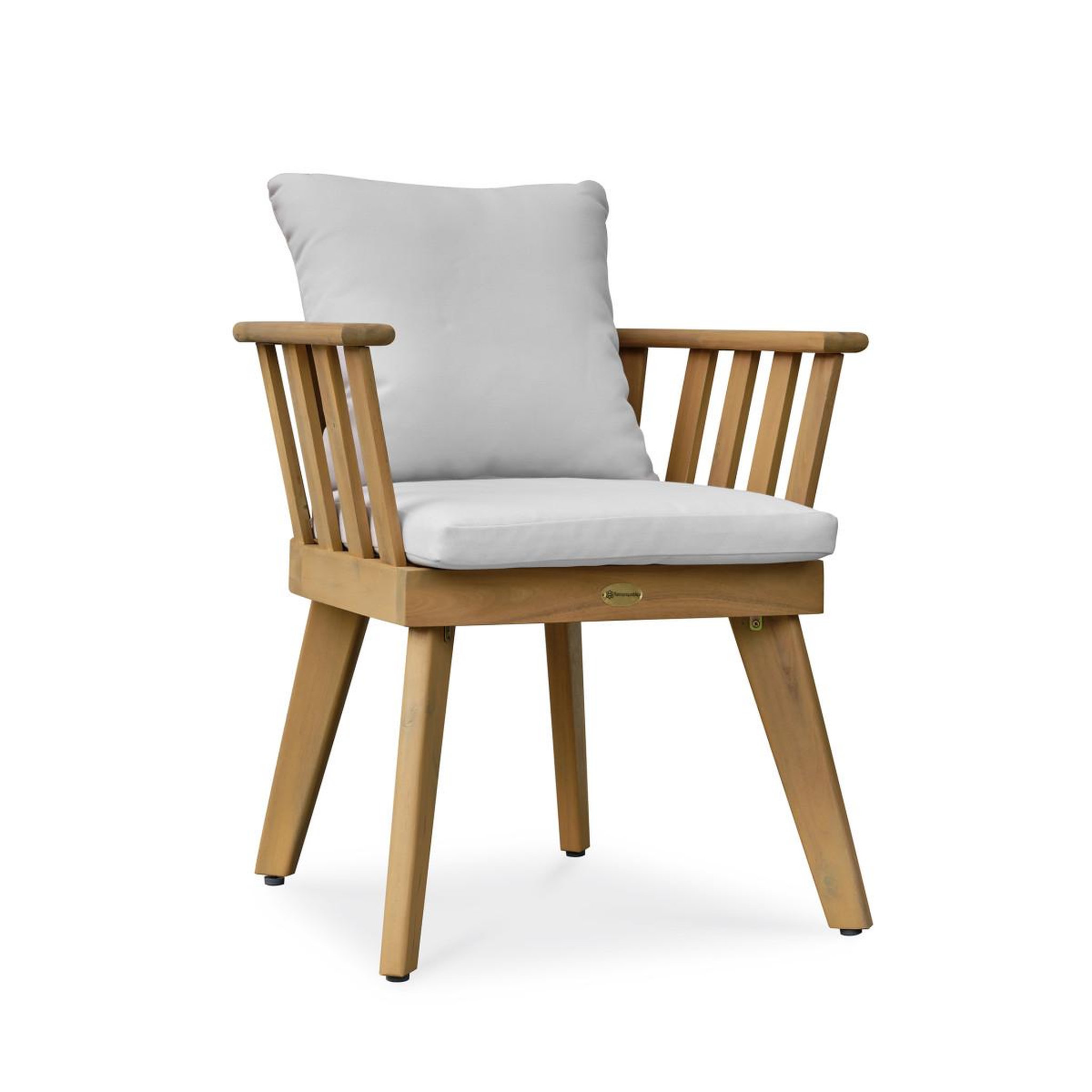 Paris Prix Fauteuil de jardin en bois  liso  68cm marron